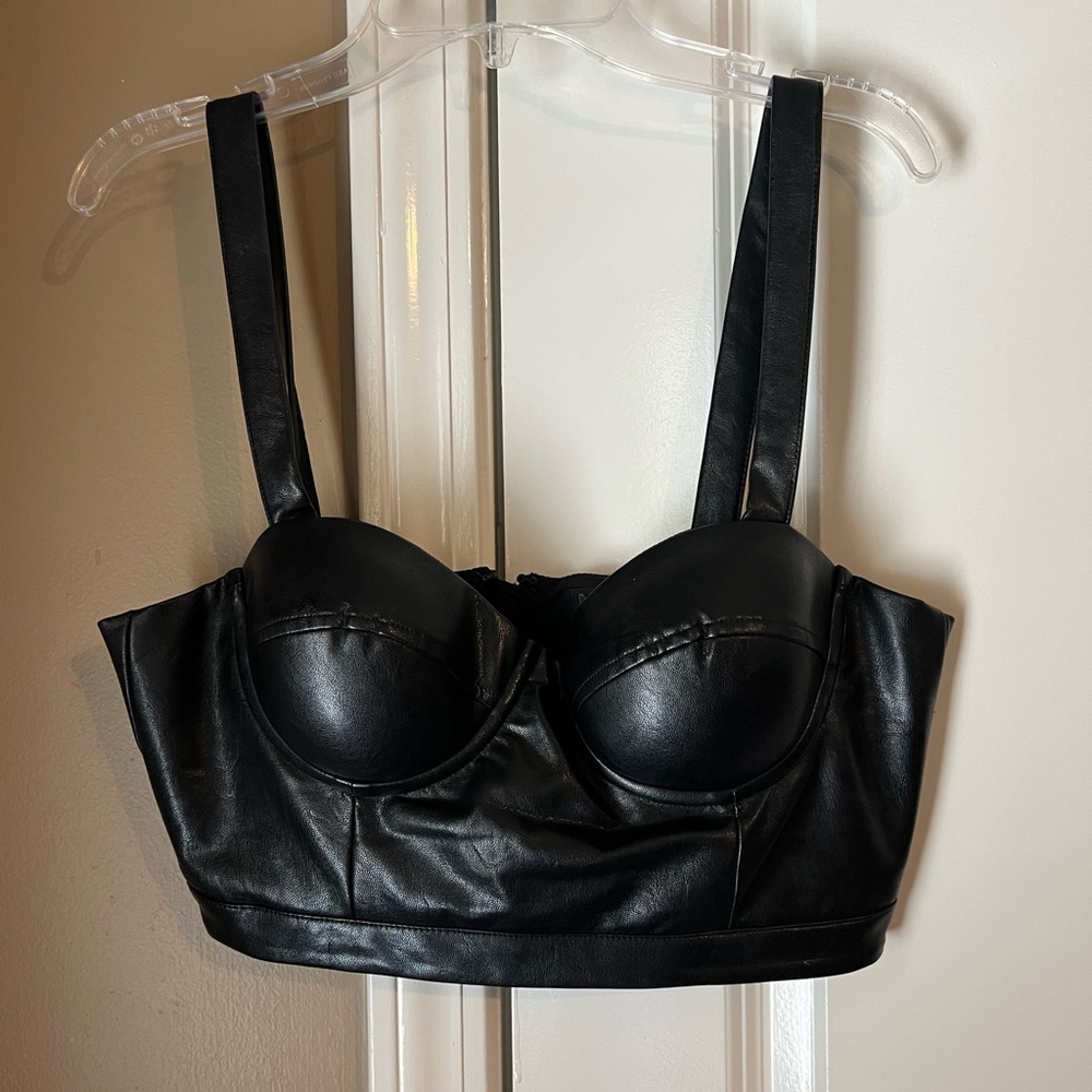 Revolve leather top